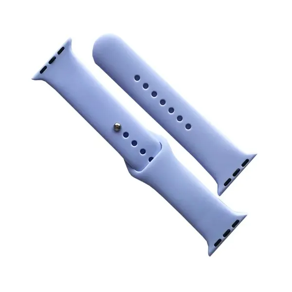 РЕМІНЕЦЬ ДЛЯ APPLE WATCH SILICONE 42, 44, 45, 46, 49 2IN1 (41) LILAC