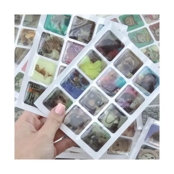 НАБІР НАКЛЕЙОК 3D STICKERS CAPYBARA 1