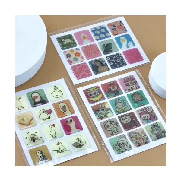 НАБІР НАКЛЕЙОК 3D STICKERS CAPYBARA 1