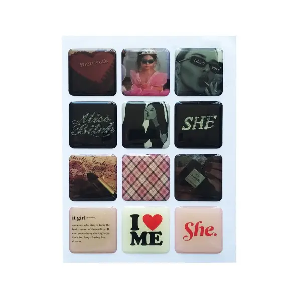 НАБІР НАКЛЕЙОК 3D STICKERS GIRLS 2
