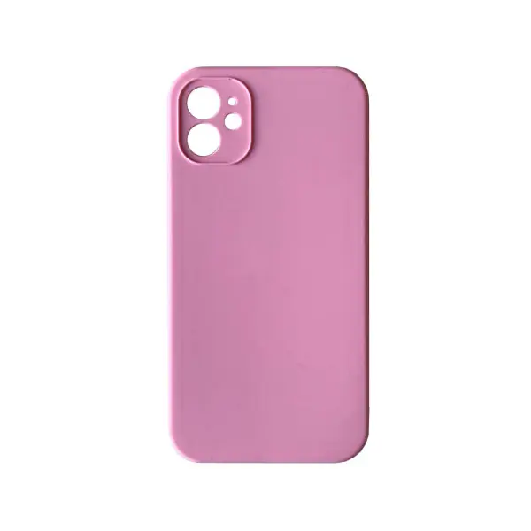 ЧОХОЛ SILICONE CASE FULL CAMERA SQUARE SIDE COPY ДЛЯ IPHONE 11 РОЖЕВИЙ