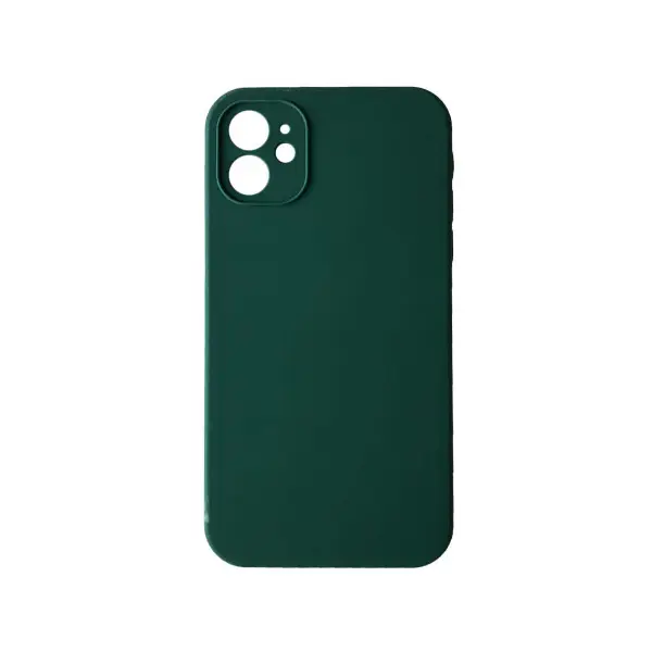 ЧОХОЛ SILICONE CASE FULL CAMERA SQUARE SIDE COPY ДЛЯ IPHONE 11 FOREST ЗЕЛЕНИЙ