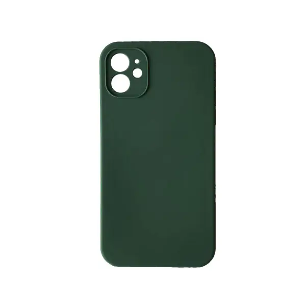 MR4_142626 Чохол silicone case full camera square side copy для iphone 11 dark зелений 