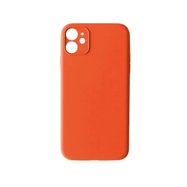 MR4_142630 Чохол silicone case full camera square side copy для iphone 11 помаранчевий 