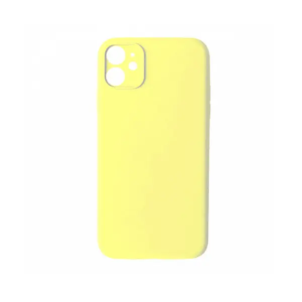 MR4_142631 Чохол silicone case full camera square side copy для iphone 11 mellow жовтий 