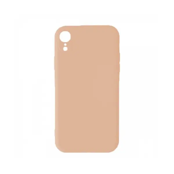 MR4_142636 Чохол silicone case full camera square side copy для iphone xr рожевий sand 