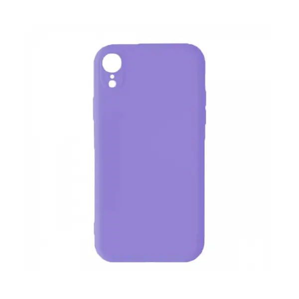 ЧОХОЛ SILICONE CASE FULL CAMERA SQUARE SIDE COPY ДЛЯ IPHONE XR LILAC
