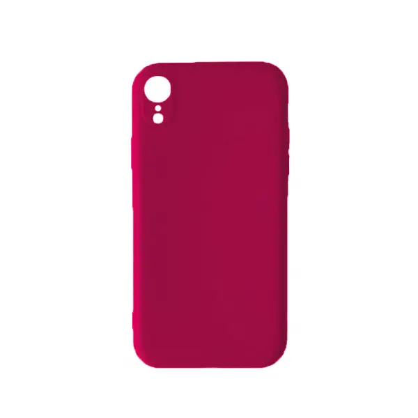 MR4_142643 Чохол silicone case full camera square side copy для iphone xr rose червоний 