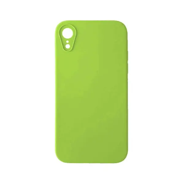 ЧОХОЛ SILICONE CASE FULL CAMERA SQUARE SIDE COPY ДЛЯ IPHONE XR PARTY ЗЕЛЕНИЙ