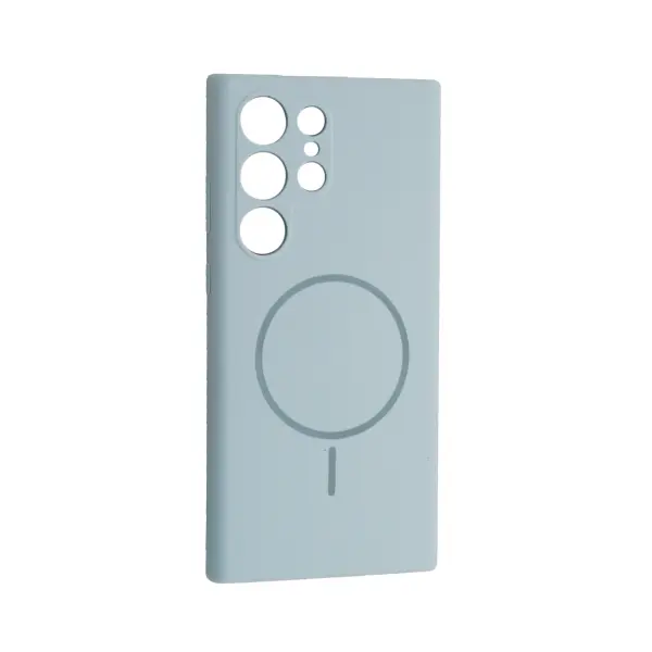 ЧОХОЛ SILICONE CASE LUXURY MAGSAFE ДЛЯ SAMSUNG S24 ULTRA SKY СИНІЙ