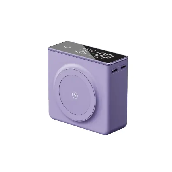 MR4_142806 Зовнішній акумулятор power bank q7 magsafe 22,5w 20 000mah пурпуровий 