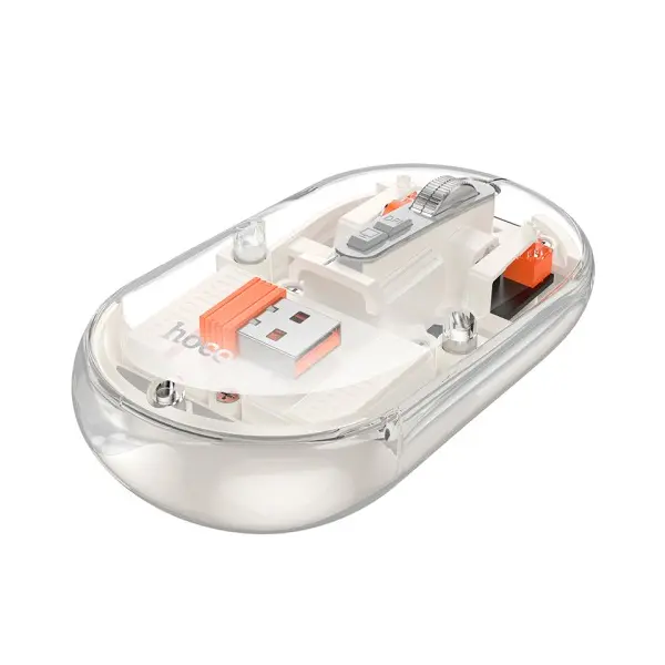 КОМПЮТЕРНА МИШКА HOCO GM35 GENERAL DUAL-MODE SILENT WIRELESS MOUSE (BATTERY VERSION) SPACE, СІРИЙ