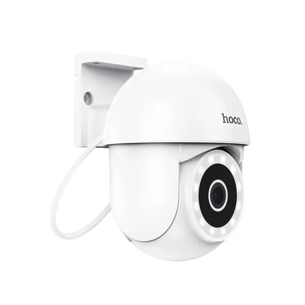 КАМЕРА ВІДЕОСПОСТЕРЕЖЕННЯ HOCO D2 OUTDOOR PTZ HD CAMERA, БІЛИЙ
