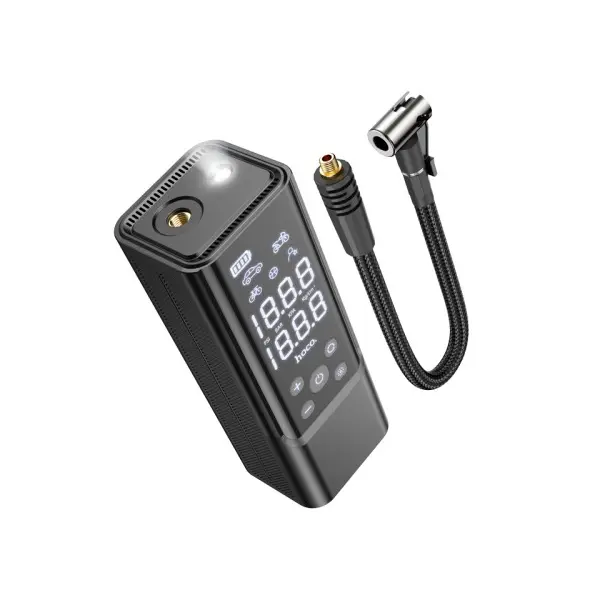 АВТОМОБІЛЬНИЙ НАСОС HOCO ZP7 MADDY (5000MAH), ЧОРНИЙ
