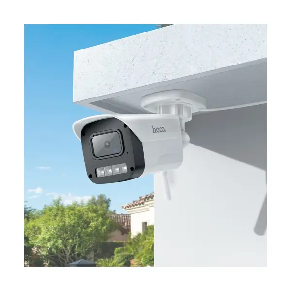 КАМЕРА ВІДЕОСПОСТЕРЕЖЕННЯ HOCO D4 OUTDOOR GUN-TYPE HD CAMERA, БІЛИЙ