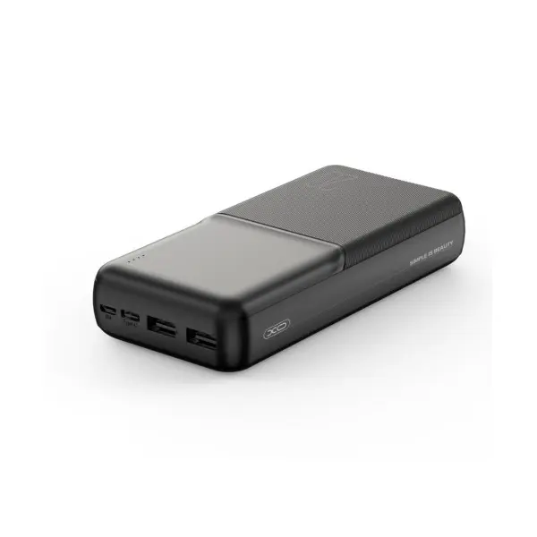 MR4_142578 Зовнішній акумулятор power bank xo pr252 lighted mobile power 20 000mah, чорний 