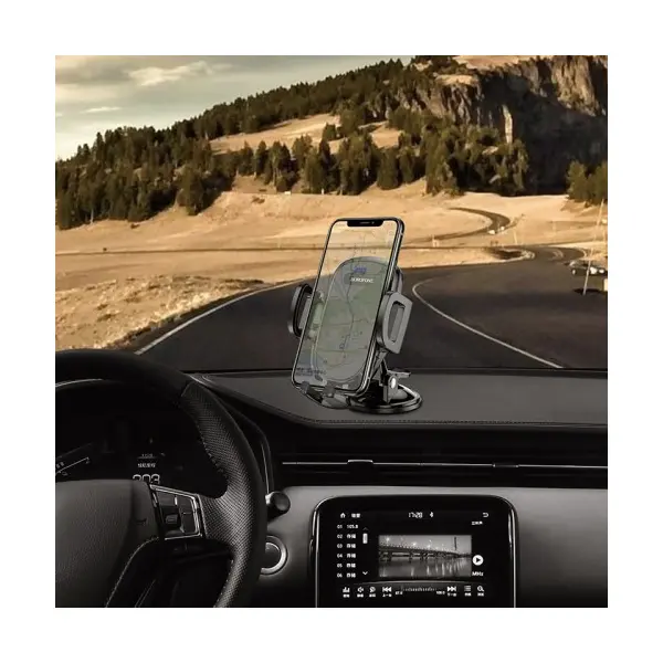 MR4_142761 Автотримач borofone bh37 route push type suction cup, чорний 