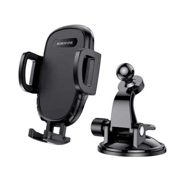 MR4_142761 Автотримач borofone bh37 route push type suction cup, чорний 