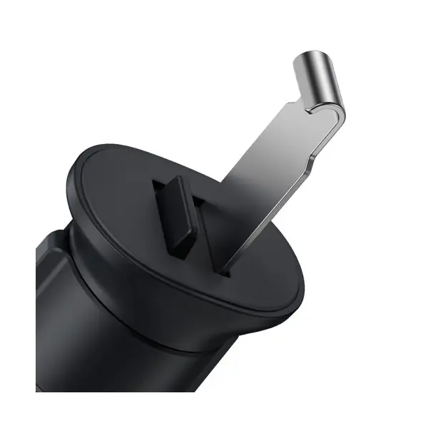 АВТОТРИМАЧ BASEUS METAL AGE GRAVITY CAR MOUNT AIR OUTLET VERSION, ЧОРНИЙ SUJS000001