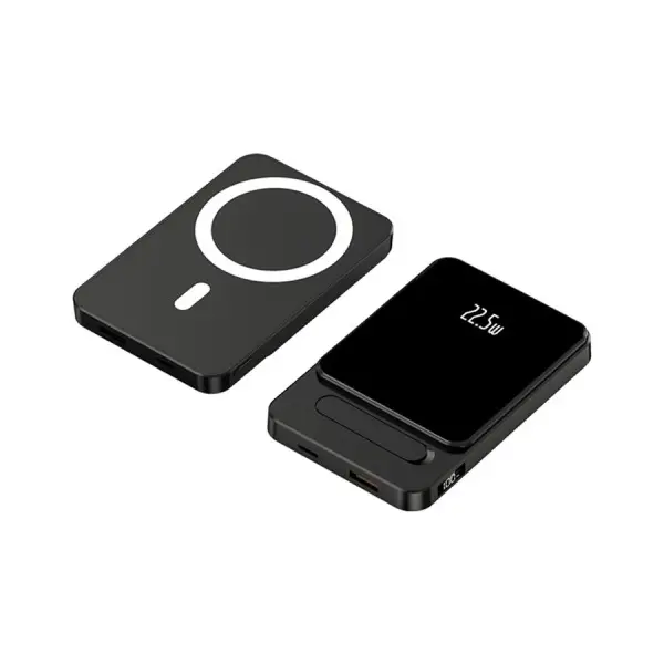 MR4_143013 Зовнішній акумулятор power bank a77 magsafe 22,5w 10 000mah, чорний 