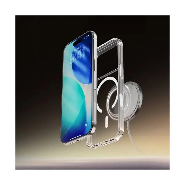 ЧОХОЛ ROCK CRYSTAL SHIELD TRANSPARENT PROTECTION CASE ДЛЯ IPHONE 17 TRANSPARENT
