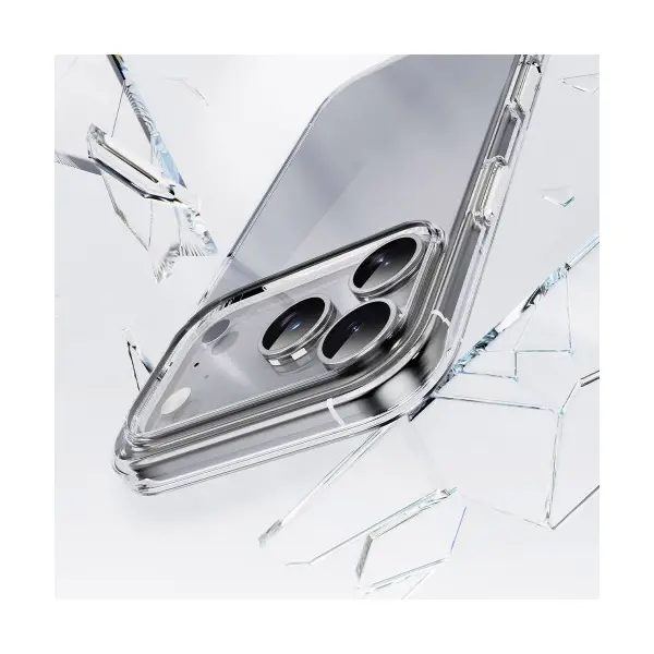ЧОХОЛ ROCK CRYSTAL SHIELD TRANSPARENT PROTECTION CASE ДЛЯ IPHONE 17 TRANSPARENT