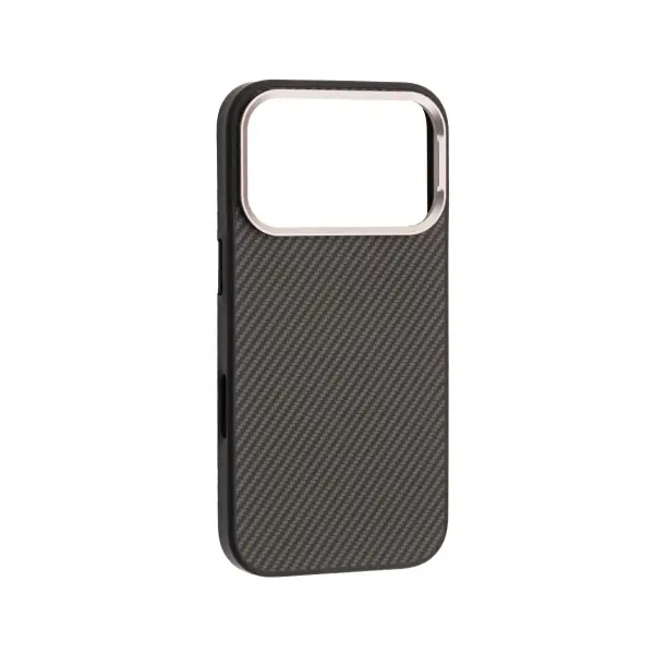 MR4_143200 Чохол kevlar style magsafe для iphone 17 pro max, чорний 