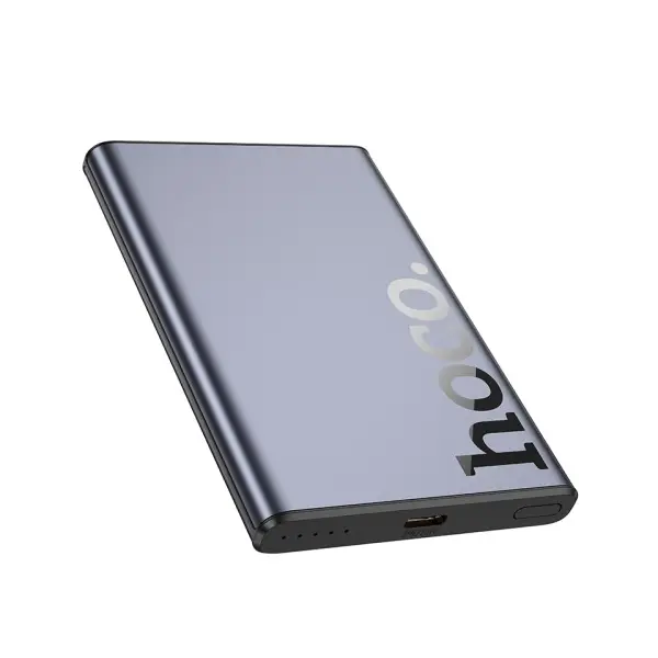 ЗОВНІШНІЙ АКУМУЛЯТОР POWER BANK HOCO Q32 BIRD PD20W WIRELESS MAGNETIC POWER BANK (5000MAH) METAL, СІРИЙ