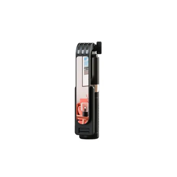 MR4_143097 Монопод xo ss10 mini tripod stand bluetooth selfie stick 80cm (with mirror), чорний 