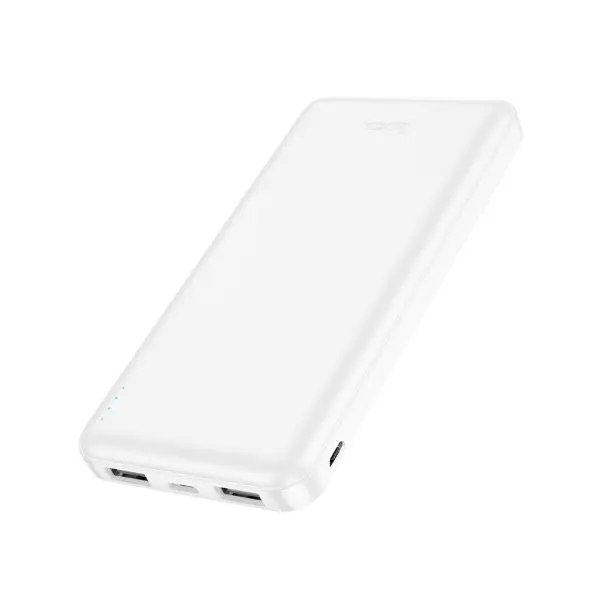 ЗОВНІШНІЙ АКУМУЛЯТОР POWER BANK HOCO J100 HIGH-RANKING POWER BANK 10 000MAH, БІЛИЙ