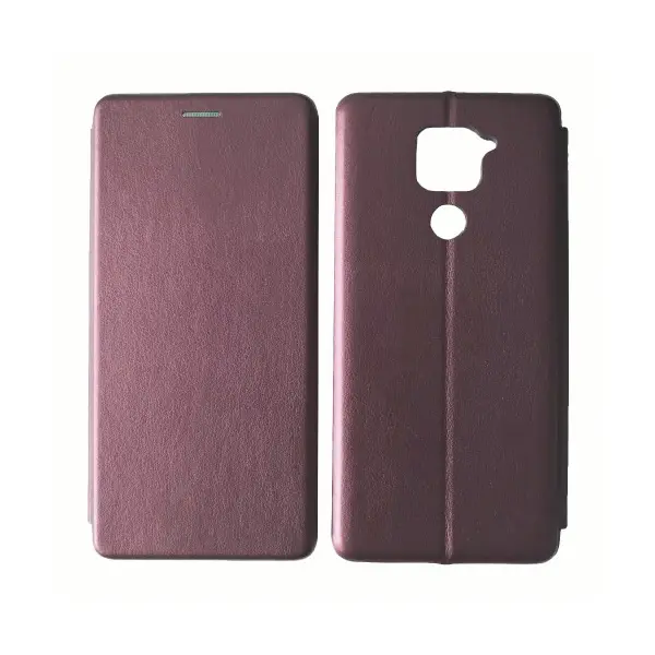 ЧОХОЛ-КНИЖКА LEVEL ДЛЯ REDMI NOTE 9 MARSALA
