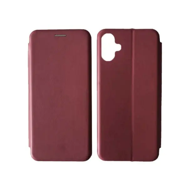 MR4_143236 Чохол-книжка level для samsung a06 (a065) marsala 