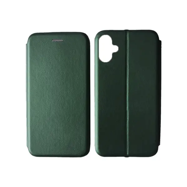 ЧОХОЛ-КНИЖКА LEVEL ДЛЯ SAMSUNG A06 (A065) MIDNIGHT ЗЕЛЕНИЙ
