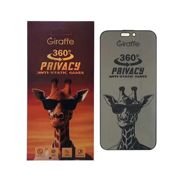 ЗАХИСНЕ СКЛО GIRAFFE PRIVACY ANTI-STATIC 360 ДЛЯ IPHONE 15 PRO MAX