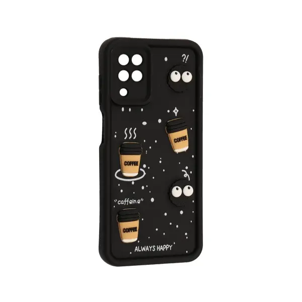 MR4_143360 Чохол happy для samsung a12, чорний 