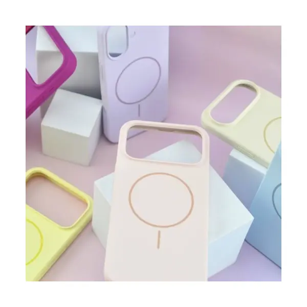 ЧОХОЛ SILICONE CASE WITH MAGSAFE ДЛЯ IPHONE 17 ANTIQUE, БІЛИЙ