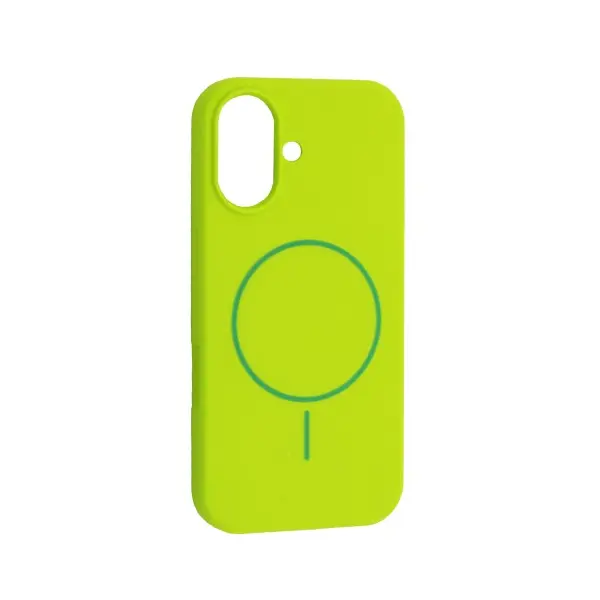MR4_143260 Чохол silicone case with magsafe для iphone 17 emerald зелений 