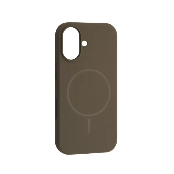 MR4_143263 Чохол silicone case with magsafe для iphone 17 titanium, сірий PRC