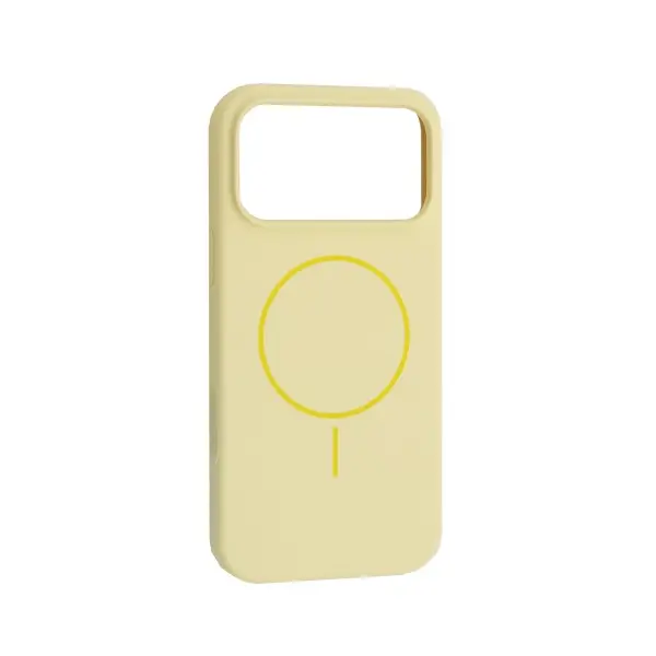 MR4_143285 Чохол silicone case with magsafe для iphone 17 pro max custard 