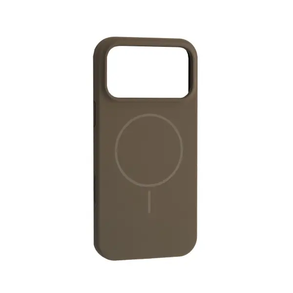 ЧОХОЛ SILICONE CASE WITH MAGSAFE ДЛЯ IPHONE 17 PRO MAX TITANIUM, СІРИЙ