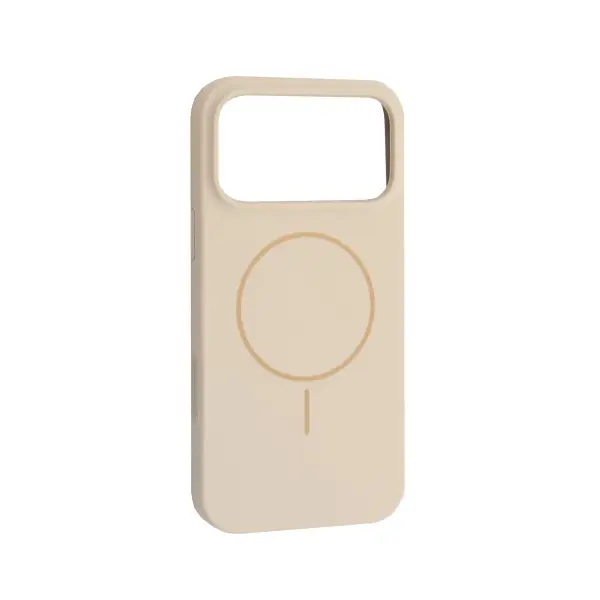 ЧОХОЛ SILICONE CASE WITH MAGSAFE ДЛЯ IPHONE 17 PRO MAX ANTIQUE, БІЛИЙ