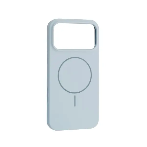 MR4_143299 Чохол silicone case with magsafe для iphone 17 pro max new sky синій 
