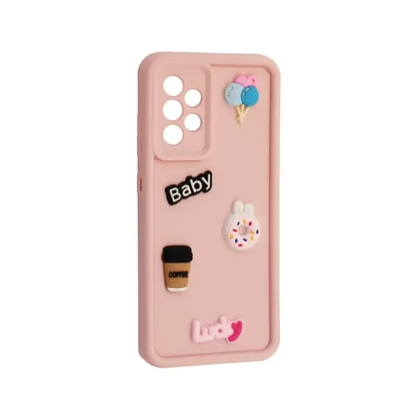 MR4_143407 Чохол happy для samsung a52 4g light рожевий 