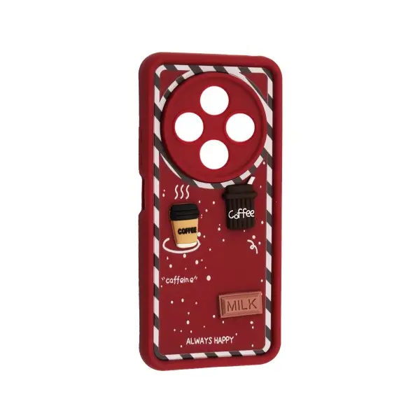 ЧОХОЛ HAPPY ДЛЯ REDMI 14C, А4, POCO C75 MARSALA