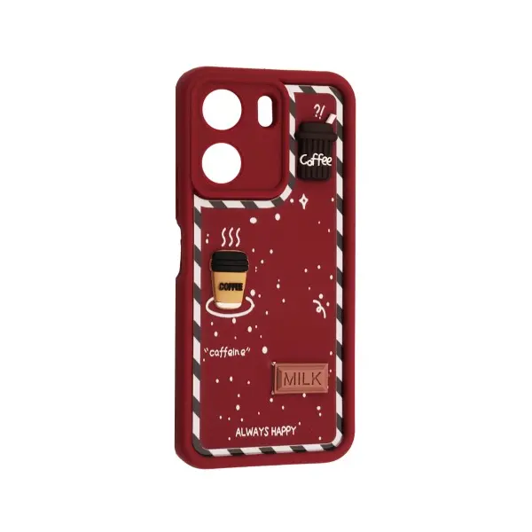 ЧОХОЛ HAPPY ДЛЯ REDMI 13C MARSALA