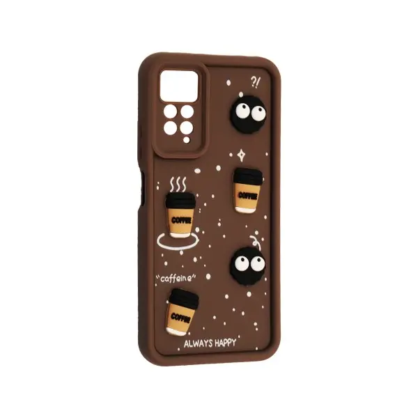 MR4_143446 Чохол happy для redmi note 11 pro brown 