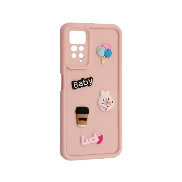 MR4_143447 Чохол happy для redmi note 11 pro light рожевий 