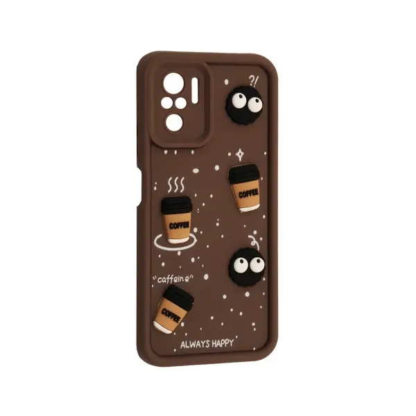 MR4_143441 Чохол happy для redmi note 10, 10s brown 