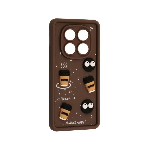 MR4_143471 Чохол happy для redmi note 14 pro 4g brown 