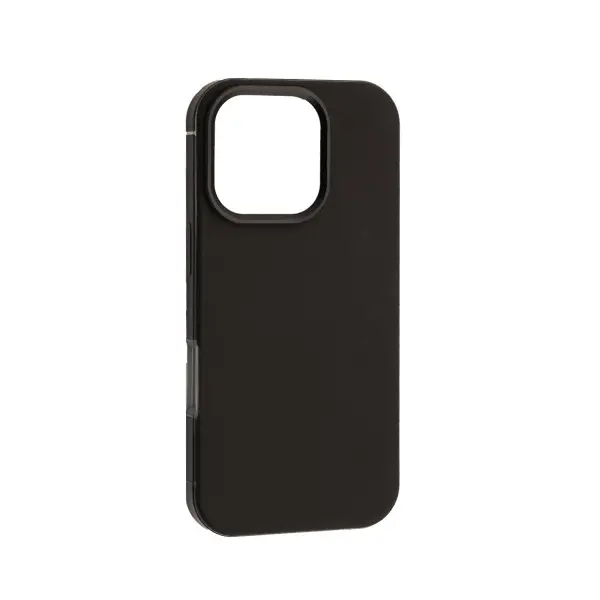 MR4_143599 Чохол dulero metal leather magsafe case для iphone 16 pro, чорний 